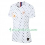 Camisolas de Futebol França Louisa Necib 14 Equipamento Alternativa Copa do Mundo Feminino 2019 Manga Curta